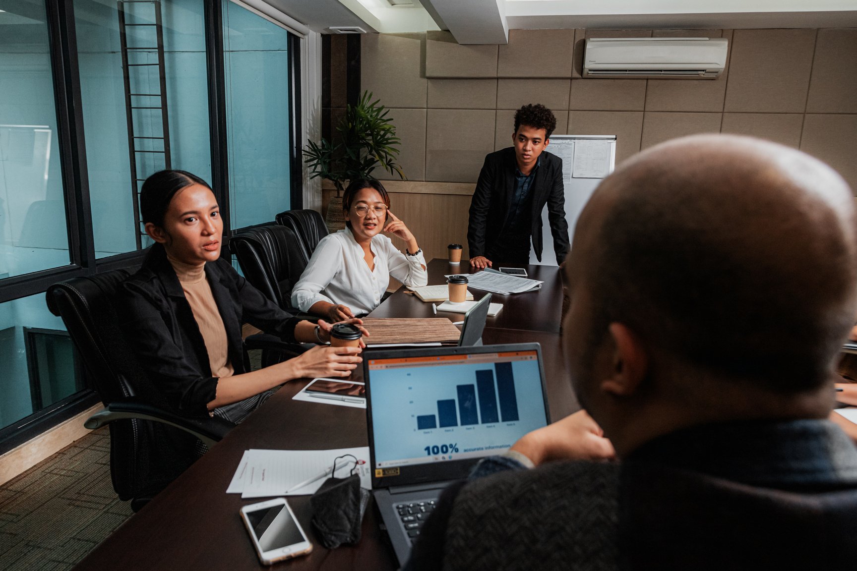 Team in a Meeting